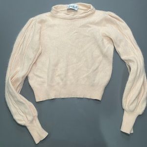 Riffel-Peachy over sized sleeves sweater